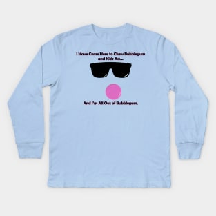 Time to chew Bubble Gum Kids Long Sleeve T-Shirt